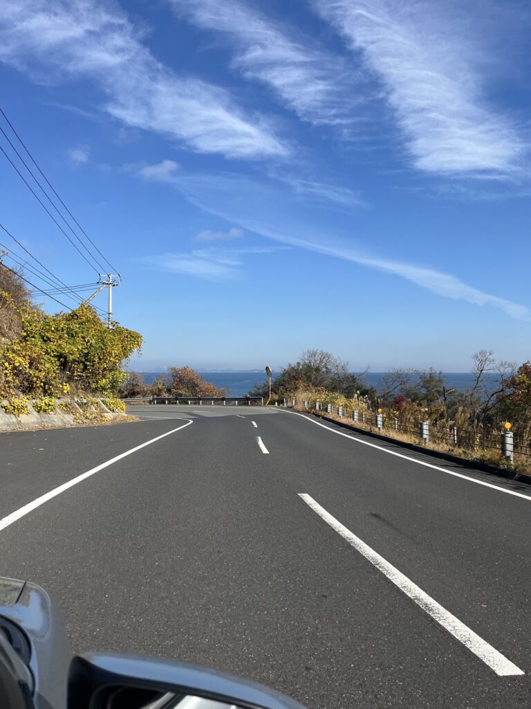 Scenic coastal road in Matsushima and Oku-Matsushima
