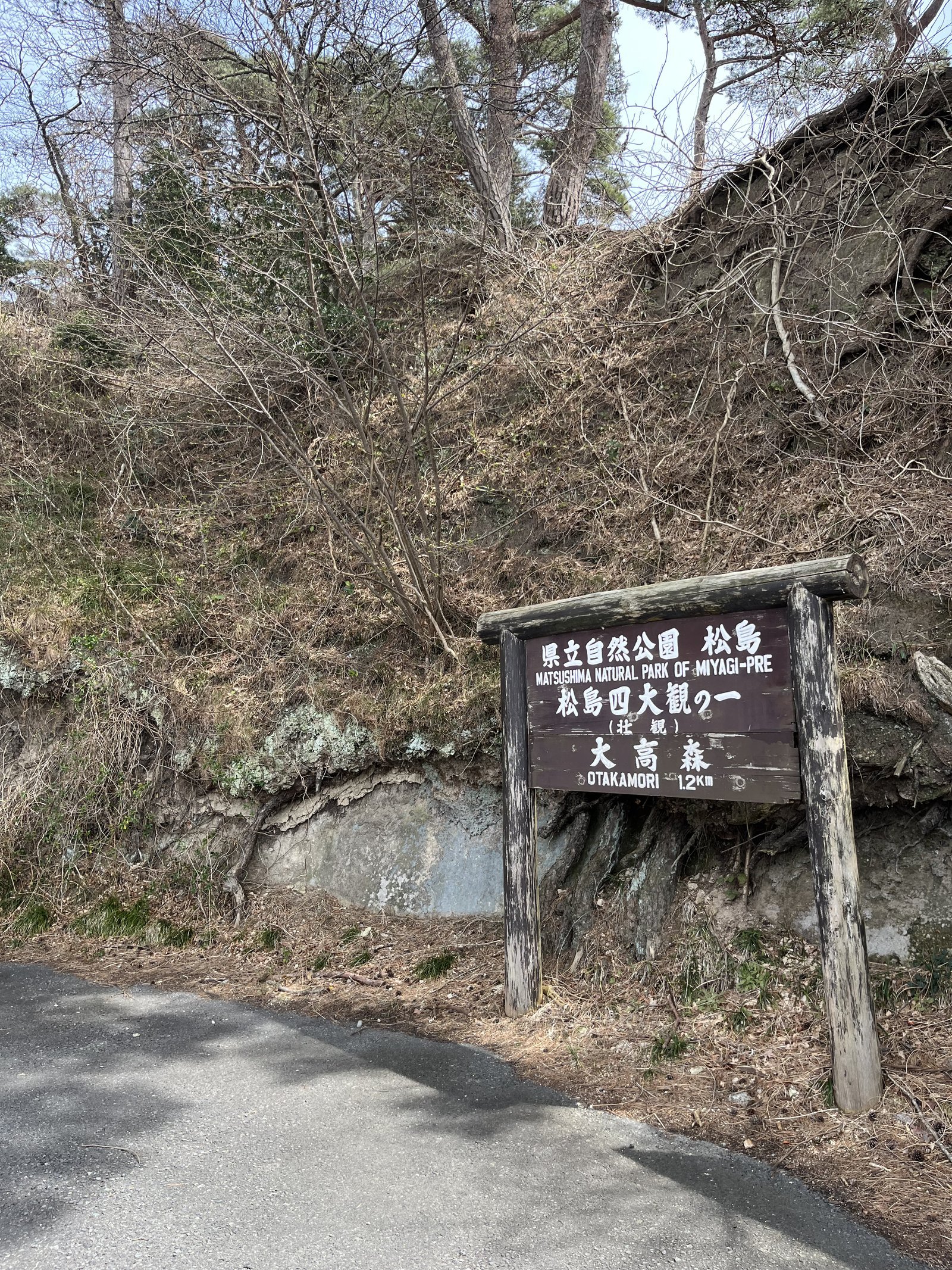 Mt Otakamori summit view over Oku-Matsushima and Matsushima Bay