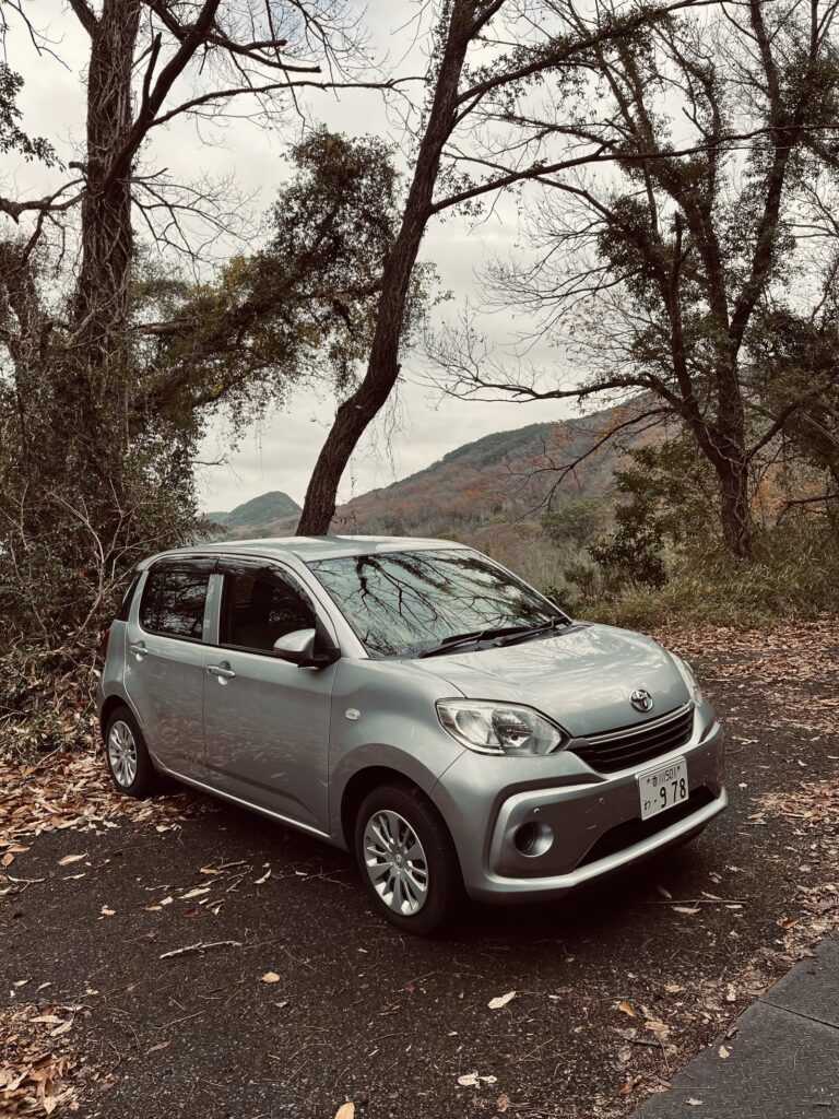Rental car for a rural Japan road trip